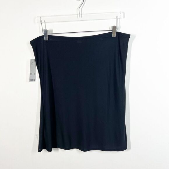 Kimchi Blue for Urban Outfitters NWT Size Large Black Georgiana Slip Midi Skirt - Picture 6 of 13